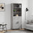 Highboard 69.5X34X180 Cm Engineered Wood
