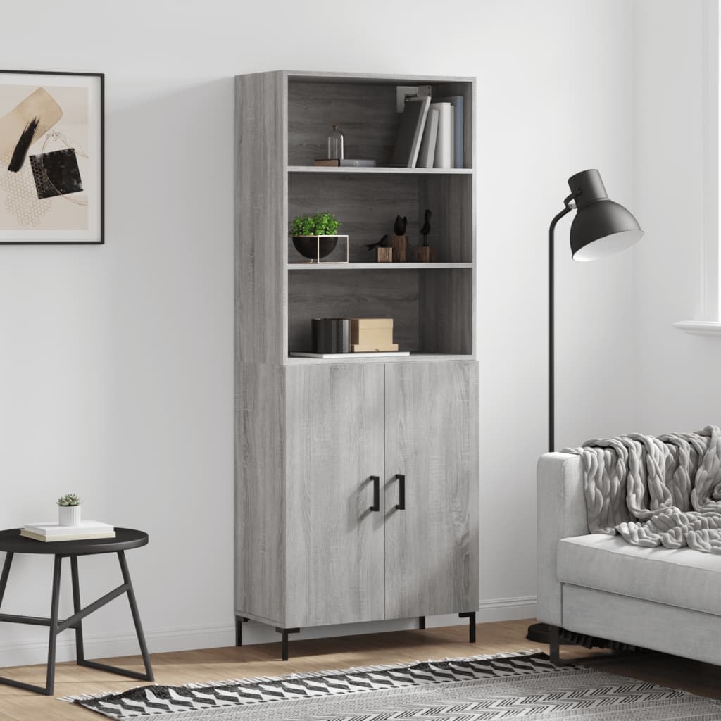 Highboard 69.5X34X180 Cm Engineered Wood