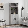 Highboard 69.5X34X180 Cm Engineered Wood