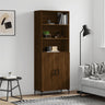 Highboard 69.5X34X180 Cm Engineered Wood