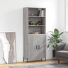 Highboard 69.5X34X180 Cm Engineered Wood