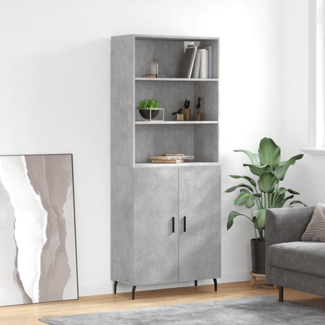 Highboard 69.5X34X180 Cm Engineered Wood