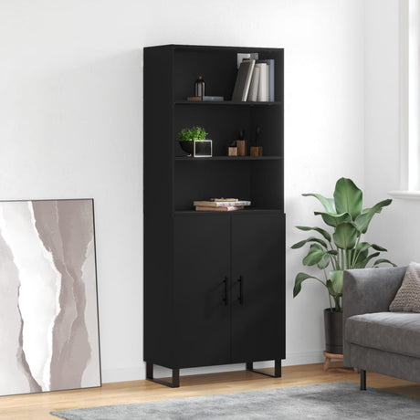 Highboard 69.5X34X180 Cm Engineered Wood