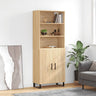 Highboard 69.5X34X180 Cm Engineered Wood