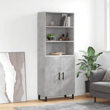 Highboard 69.5X34X180 Cm Engineered Wood