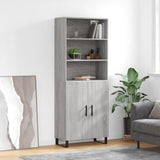 Highboard 69.5X34X180 Cm Engineered Wood
