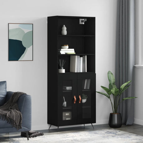 Highboard 69.5X34X180 Cm Engineered Wood