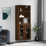 Highboard 69.5X34X180 Cm Engineered Wood