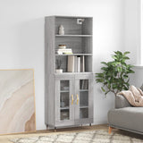 Highboard 69.5X34X180 Cm Engineered Wood
