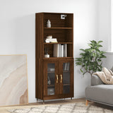 Highboard 69.5X34X180 Cm Engineered Wood