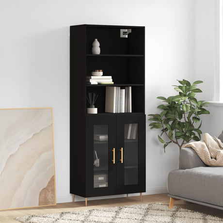 Highboard 69.5X34X180 Cm Engineered Wood