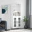 Highboard 69.5X34X180 Cm Engineered Wood
