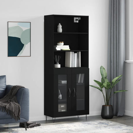 Highboard 69.5X34X180 Cm Engineered Wood