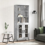 Highboard 69.5X34X180 Cm Engineered Wood
