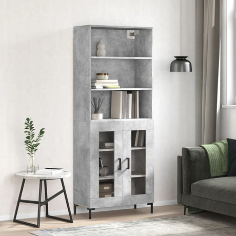 Highboard 69.5X34X180 Cm Engineered Wood