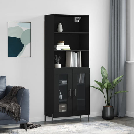 Highboard 69.5X34X180 Cm Engineered Wood