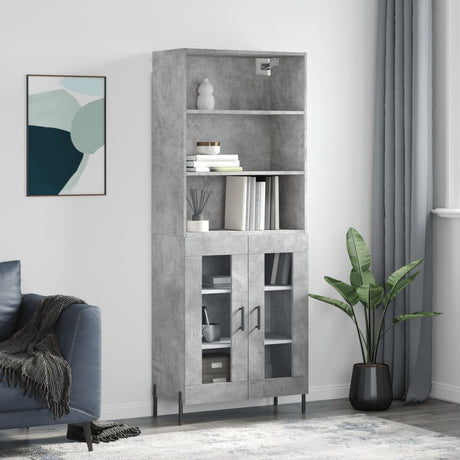 Highboard 69.5X34X180 Cm Engineered Wood
