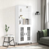 Highboard 69.5X34X180 Cm Engineered Wood