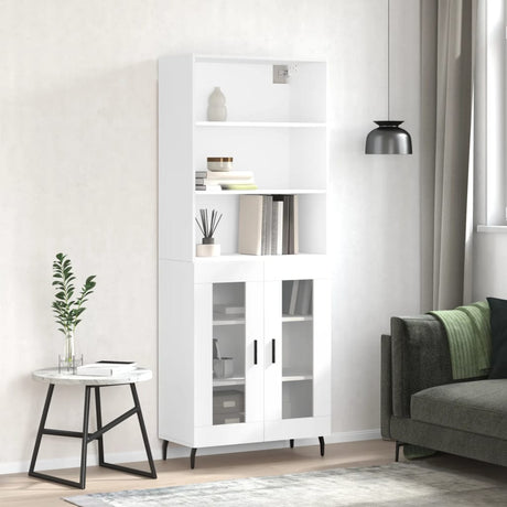 Highboard 69.5X34X180 Cm Engineered Wood