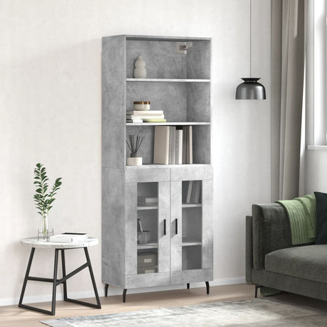Highboard 69.5X34X180 Cm Engineered Wood