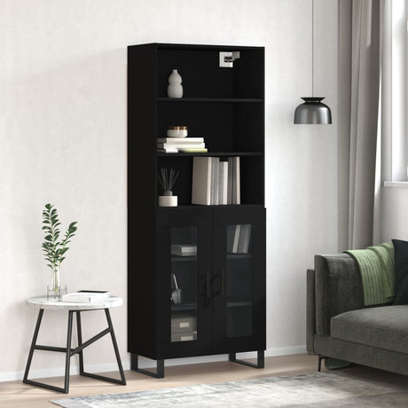 Highboard 69.5X34X180 Cm Engineered Wood