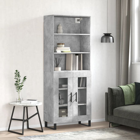 Highboard 69.5X34X180 Cm Engineered Wood
