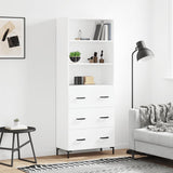 Highboard 69.5X34X180 Cm Engineered Wood