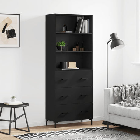 Highboard 69.5X34X180 Cm Engineered Wood