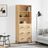 Highboard 69.5X34X180 Cm Engineered Wood
