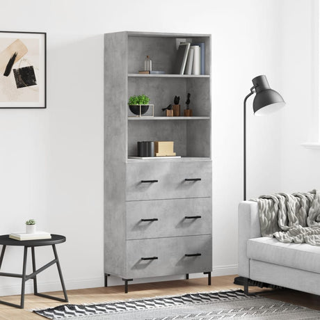 Highboard 69.5X34X180 Cm Engineered Wood