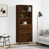 Highboard 69.5X34X180 Cm Engineered Wood
