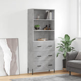 Highboard 69.5X34X180 Cm Engineered Wood