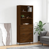 Highboard 69.5X34X180 Cm Engineered Wood