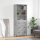 Highboard 69.5X34X180 Cm Engineered Wood