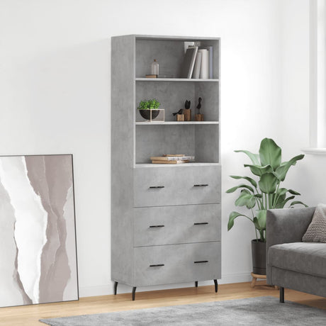 Highboard 69.5X34X180 Cm Engineered Wood