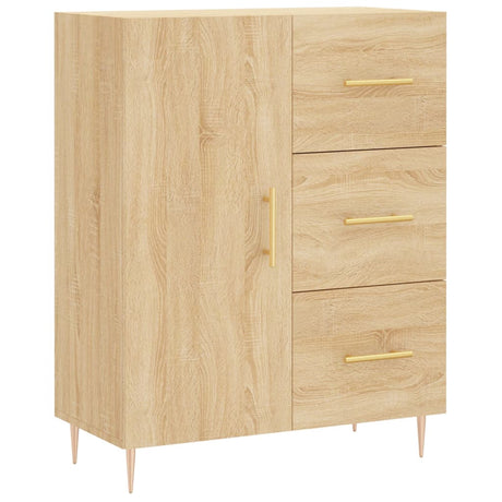 Highboard 69.5X34X180 Cm Engineered Wood