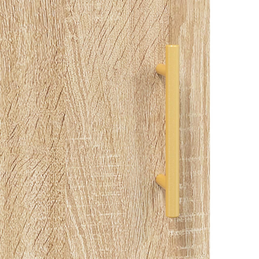 Highboard 69.5X34X180 Cm Engineered Wood