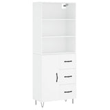Highboard 69.5X34X180 Cm Engineered Wood