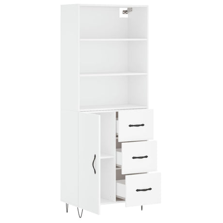 Highboard 69.5X34X180 Cm Engineered Wood