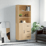 Highboard 69.5X34X180 Cm Engineered Wood