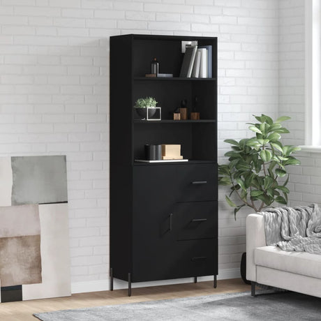 Highboard 69.5X34X180 Cm Engineered Wood