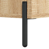 Highboard 69.5X34X180 Cm Engineered Wood