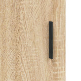 Highboard 69.5X34X180 Cm Engineered Wood