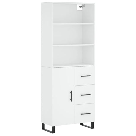 Highboard 69.5X34X180 Cm Engineered Wood