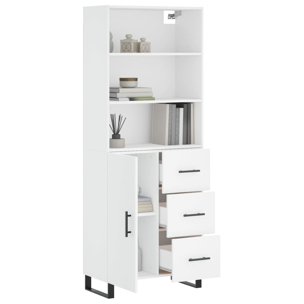 Highboard 69.5X34X180 Cm Engineered Wood