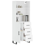 Highboard 69.5X34X180 Cm Engineered Wood