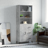 Highboard 69.5X34X180 Cm Engineered Wood