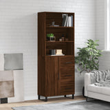 Highboard 69.5X34X180 Cm Engineered Wood