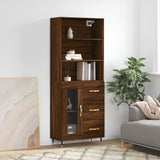 Highboard 69.5X34X180 Cm Engineered Wood