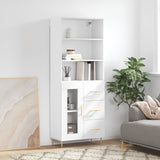 Highboard 69.5X34X180 Cm Engineered Wood